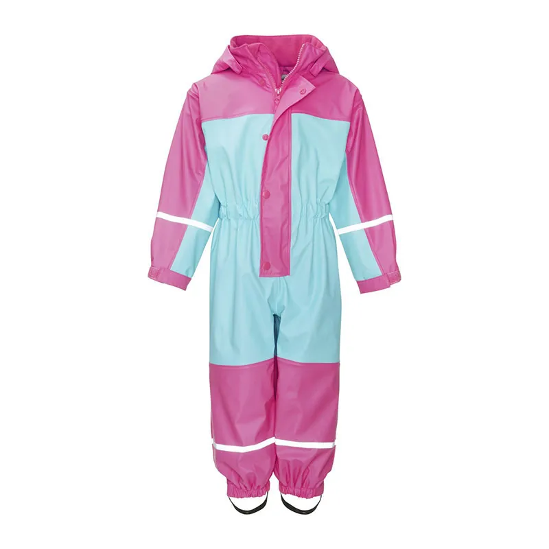 Combinaison imperméable doublure polaire Basic - Turquoise-0
