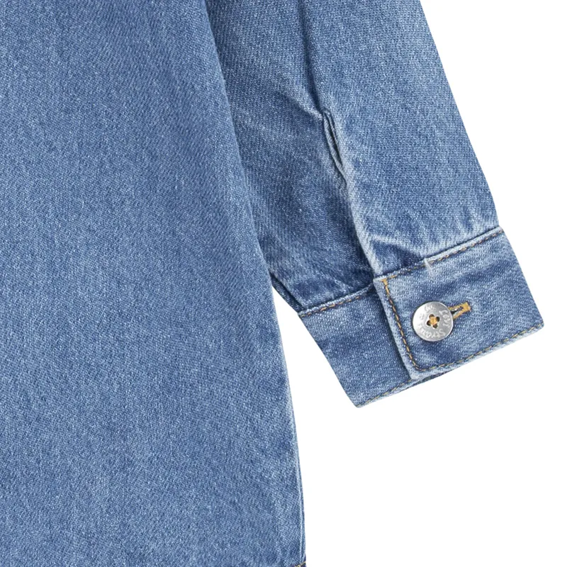 Robe en jean + bloomer Bébé western - Drew Me In-6