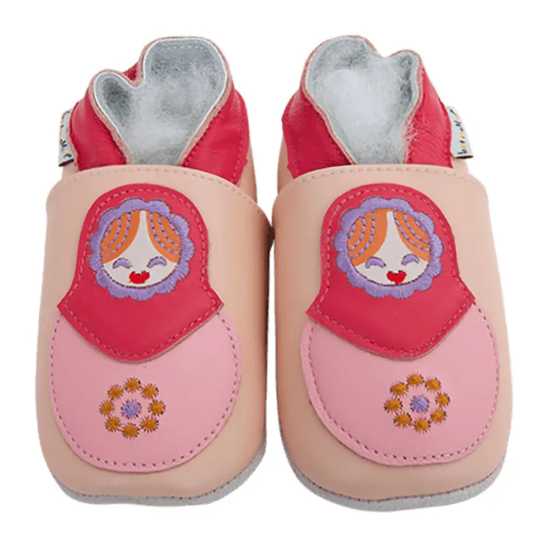Chaussons cuir Matriochka-0