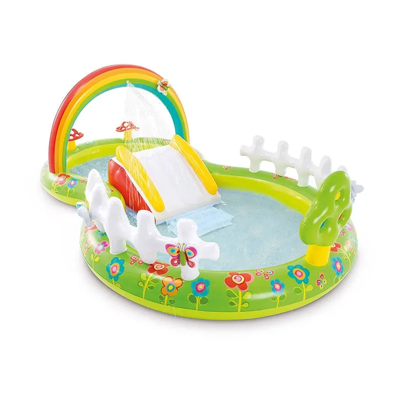 Aire de jeux gonflable Mon jardin - 290x180x104cm-3