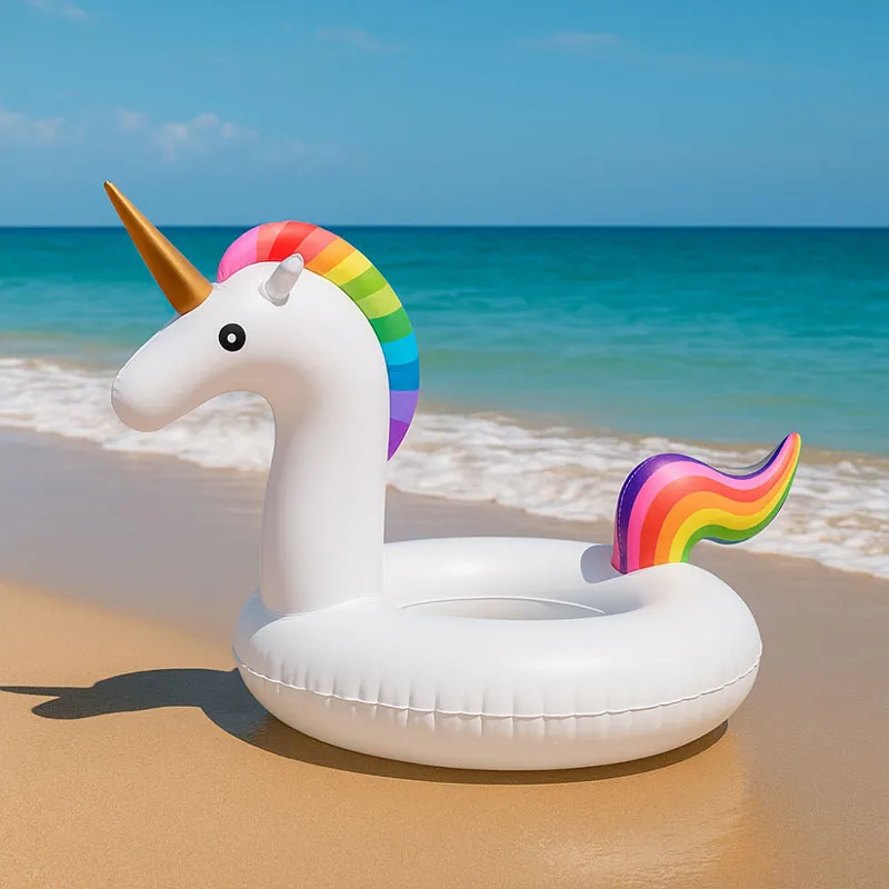 Bouée géante Licorne - 120cm-4
