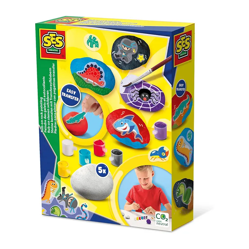 Kit Peindre des Galets & Autocollants - 5+-0