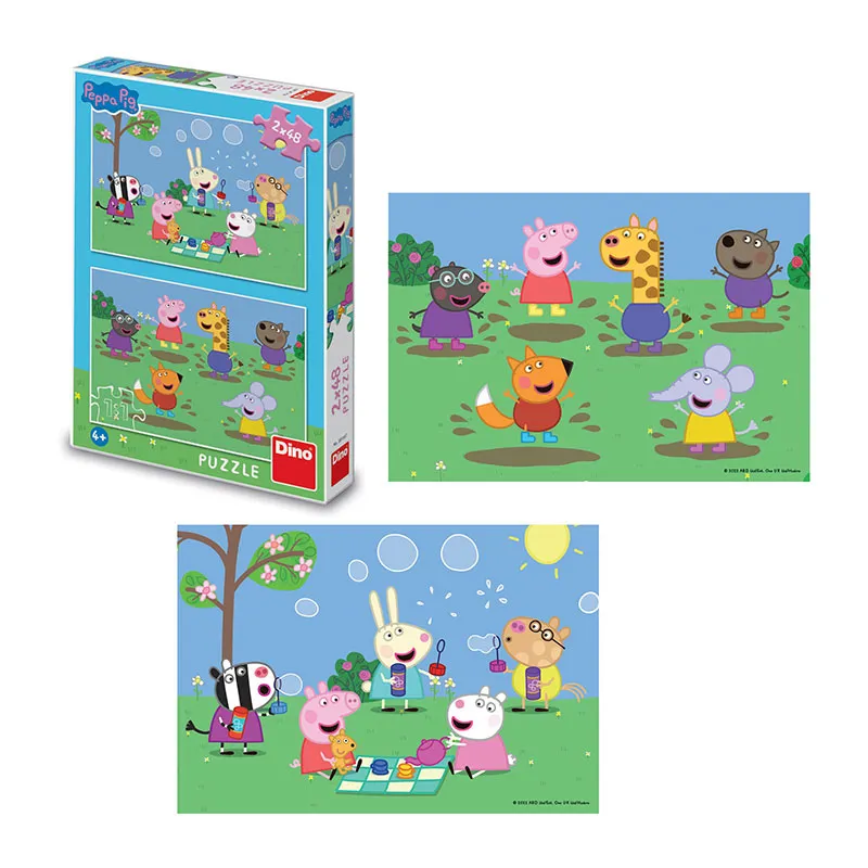 2 Puzzles 48pcs Peppa Pig et ses amis - 4+-3