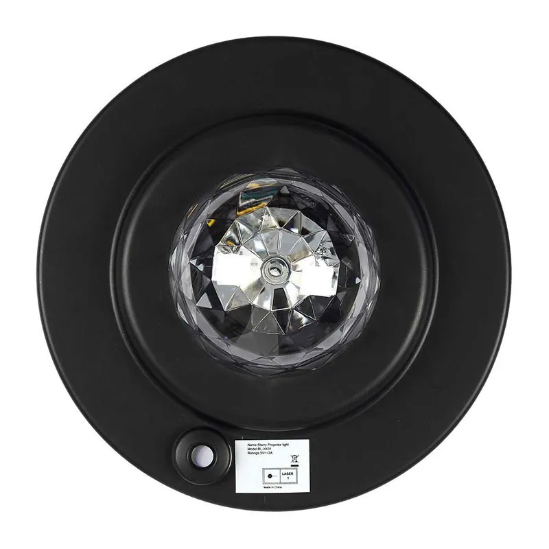 Projecteur rotatif LED + Enceinte Galaxie - 16,2x13x16,2cm-5