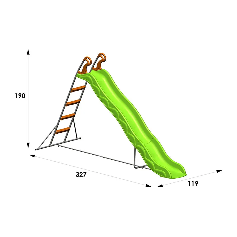 Toboggan Actou 3m de glisse - 3+-3