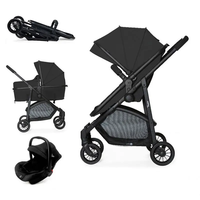 Poussette Convertible 3en1 Biarritz Black - 0m+-0