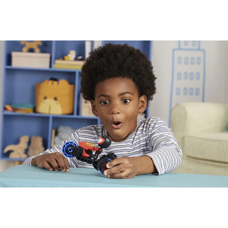 Coffret Spider-Man noir & moto Spidey - 36m+-8