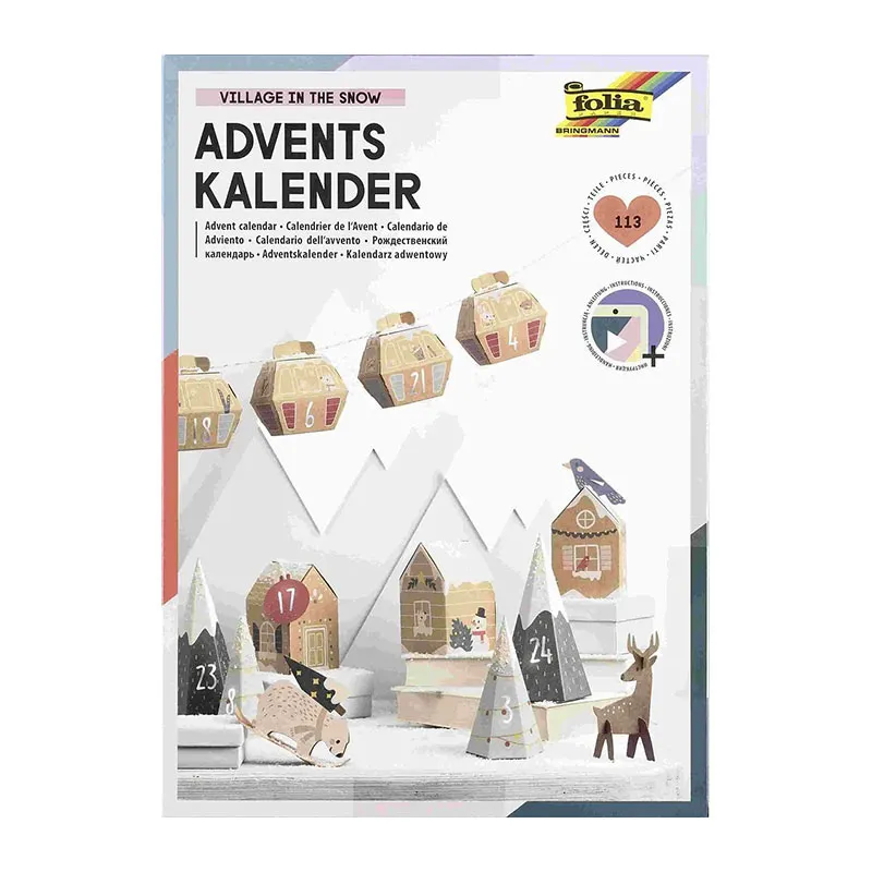 Calendrier de l'avent Village dans la neige - 113pcs-0