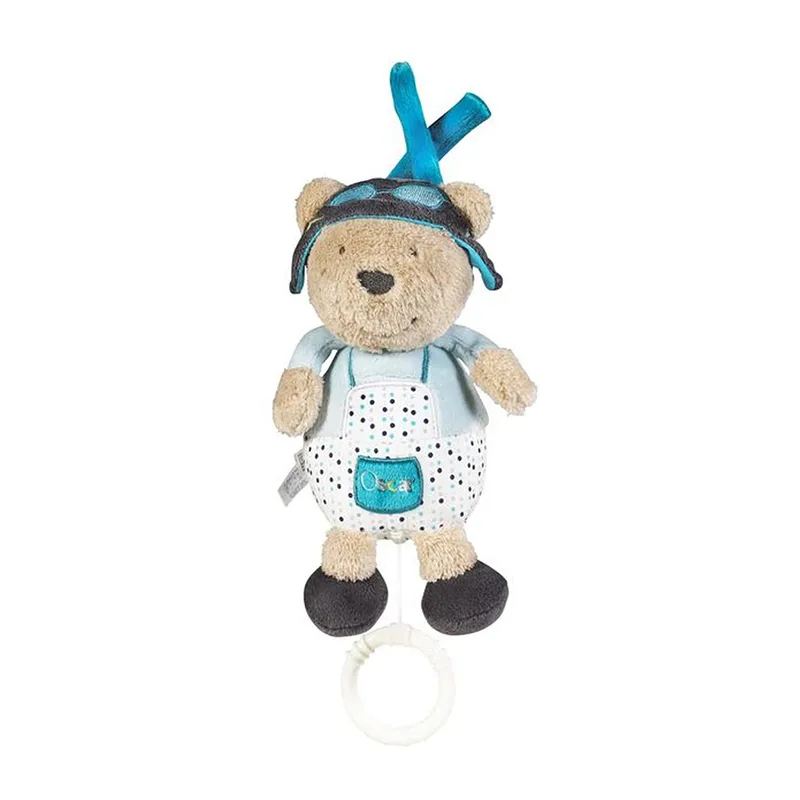 Mini Peluche musicale Lazare Lazare - 19x5x10cm-0