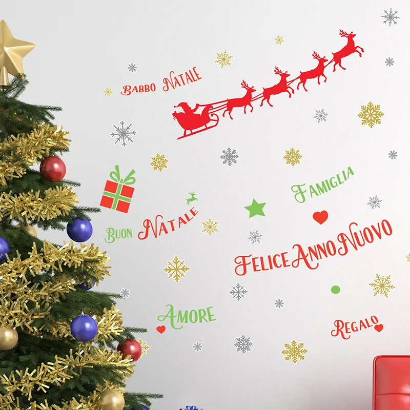 Stickers - Mots de Noël en italien-1