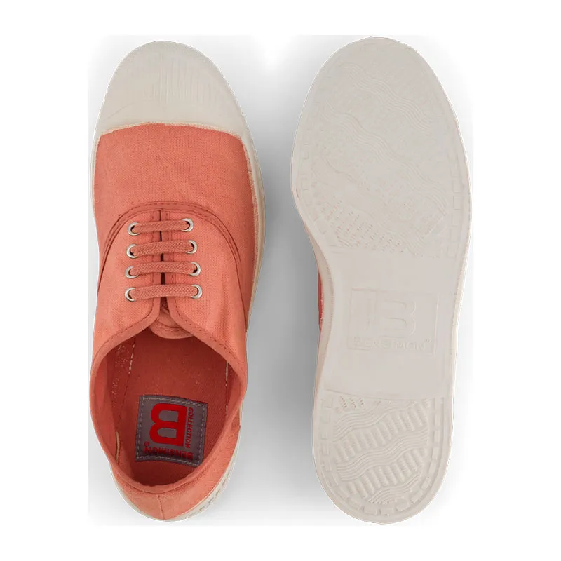 Tennis à lacets Femme - Rose-3