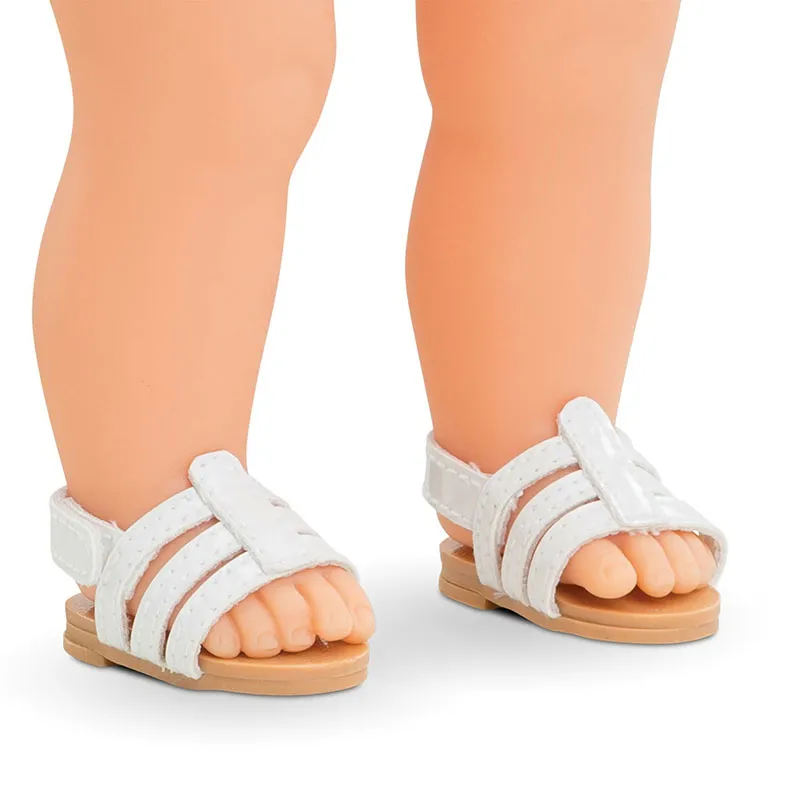 Sandales Blanches poupée ma Corolle 36cm - 4+-1