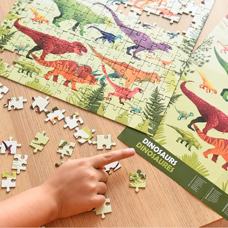 Puzzle éducatif 280pcs Les Dinosaures - 7+-2