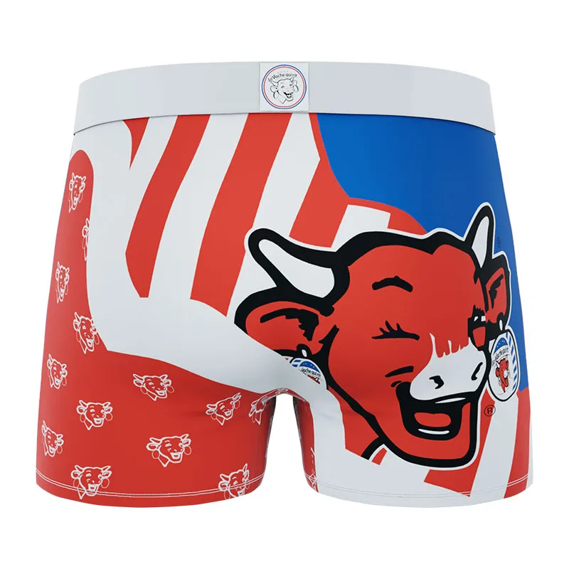 3 boxers homme La Vache Qui Rit - Rouge/Bleu/Blanc-3