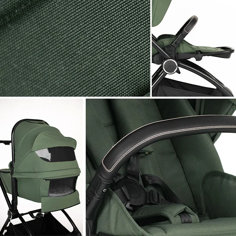 Duo Poussette Compacte Harmony Vert - 0m+-14