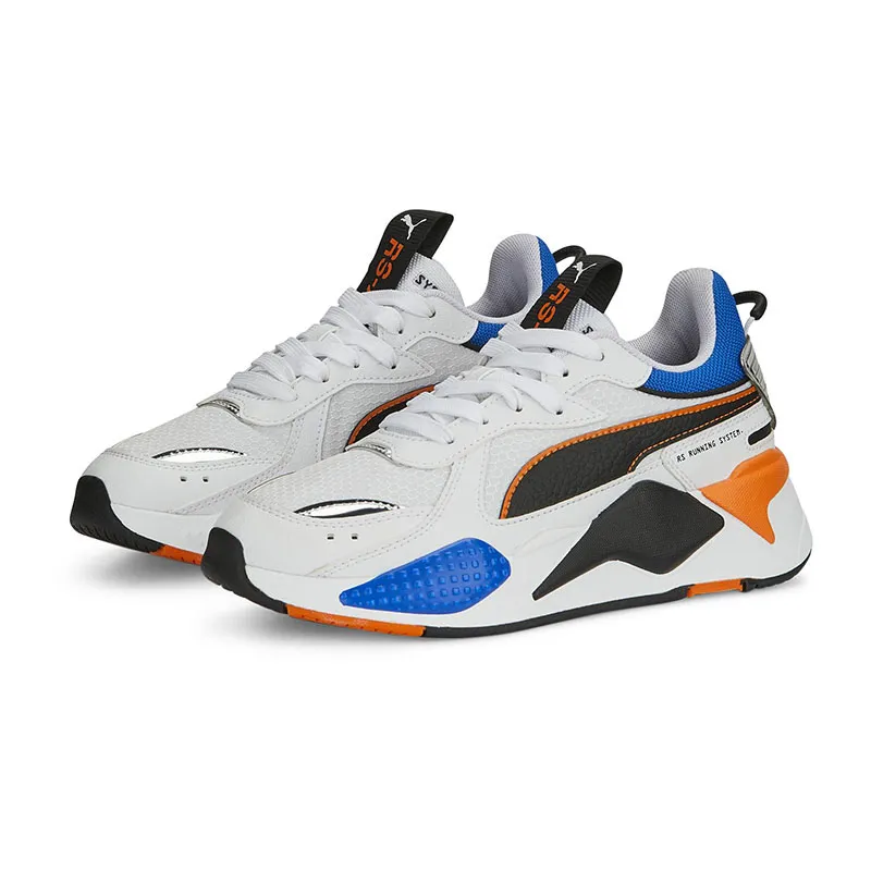 Baskets Garçon Rs-X Eos Puma - Blanc/Orange/Bleu-0
