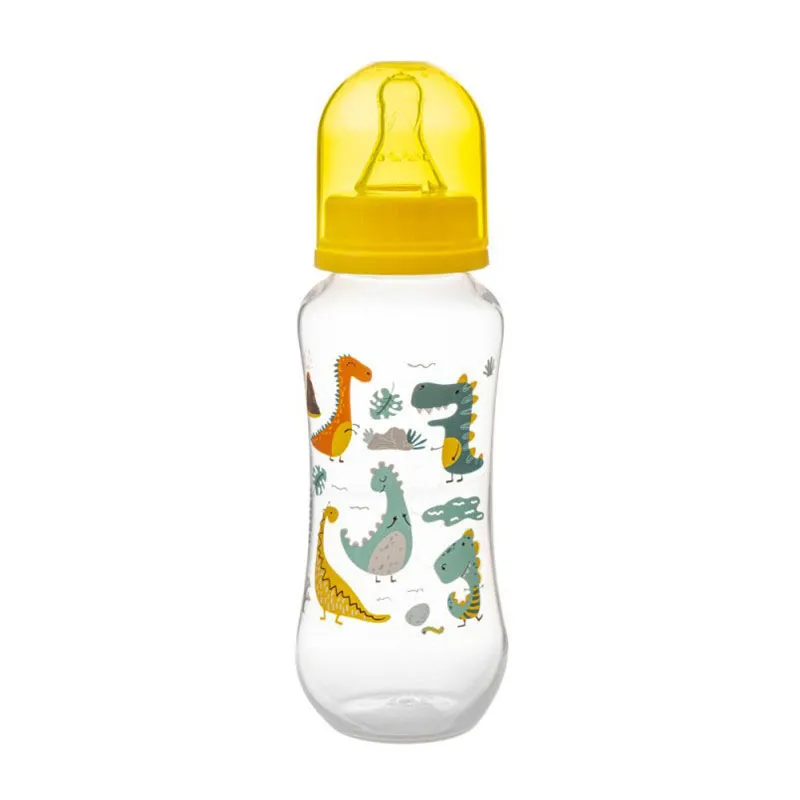 Biberon 250 ml Dinosaure Jaune - 0m+-0