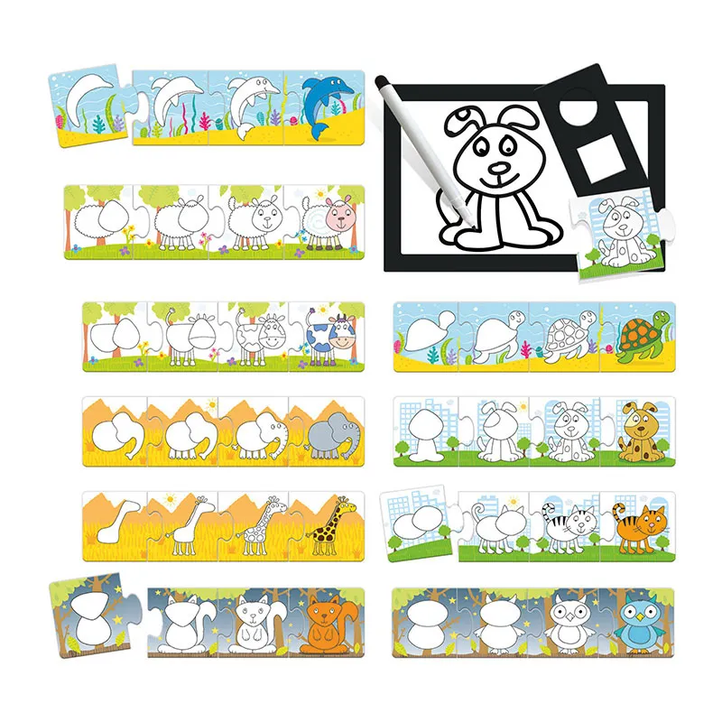 Kit créatif Apprendre à dessiner 12pcs - 36m+-1