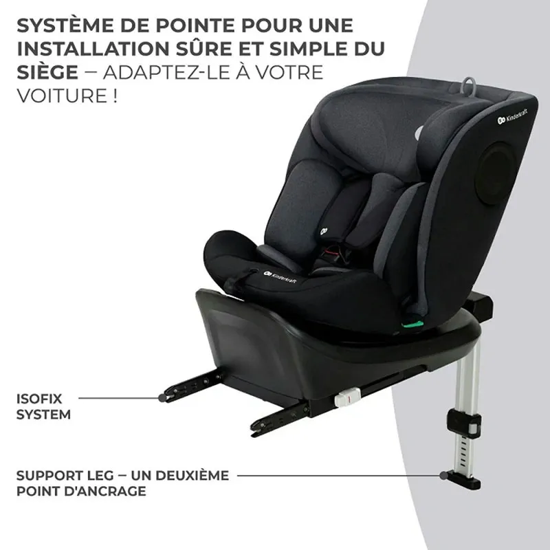 Siège-auto pivotant I-360 i-Size/Isofix 40-150 cm - Black-6