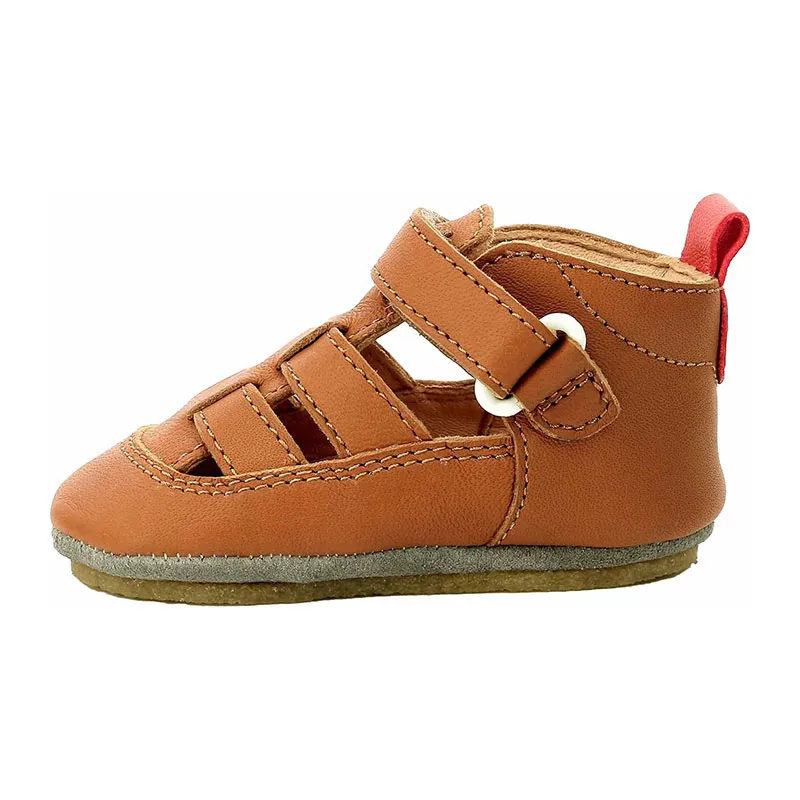 Salomés Bébé Layame Cuir - Camel-3