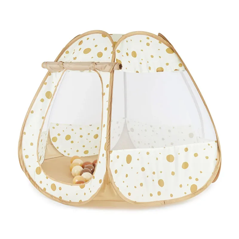 Tente à balle Pop up & 50 balles Pois - 12m+-4