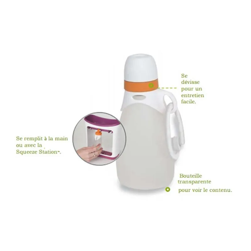 Gourde réutilisable Squeeze Pouch - 4m+-3