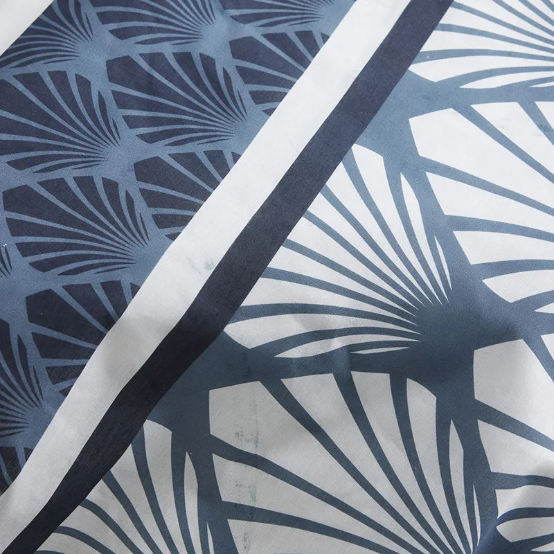 H. de Couette Coton Sunshine Graphique Bleu-1