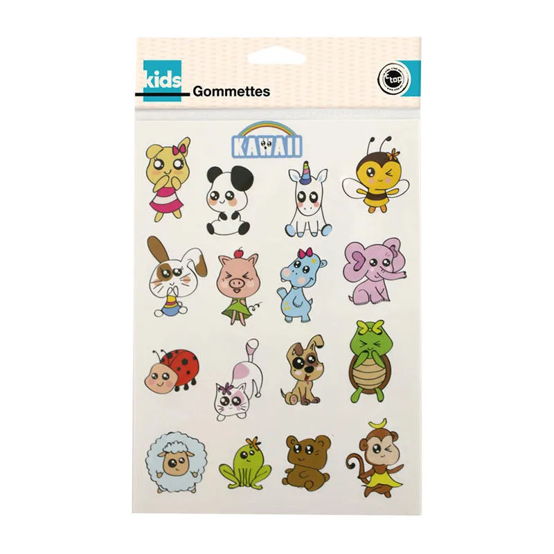 Gommettes Chat, Pandas & Animaux Kawai - 178pcs-4