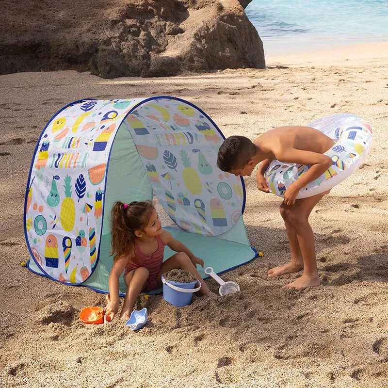 Tente de plage Anti-UV 50+ Hello Summer - 100x105cm-2