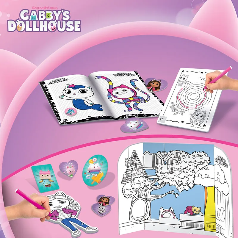 Sac à dos Dessin & Coloriage Gabby & la Maison magique - 4+-5