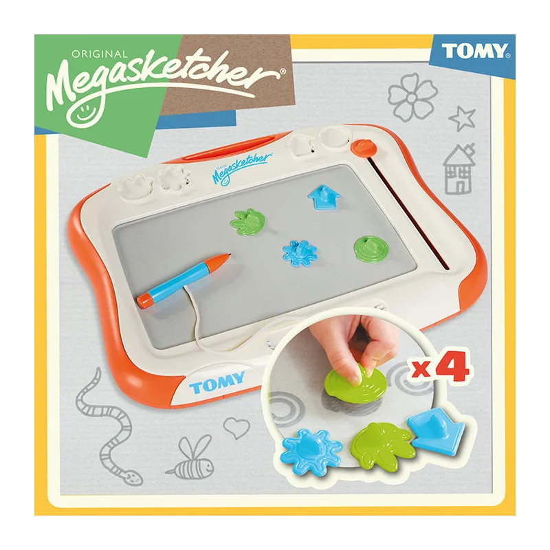 Ardoise magique Abricot Megasketcher - 36m+-3