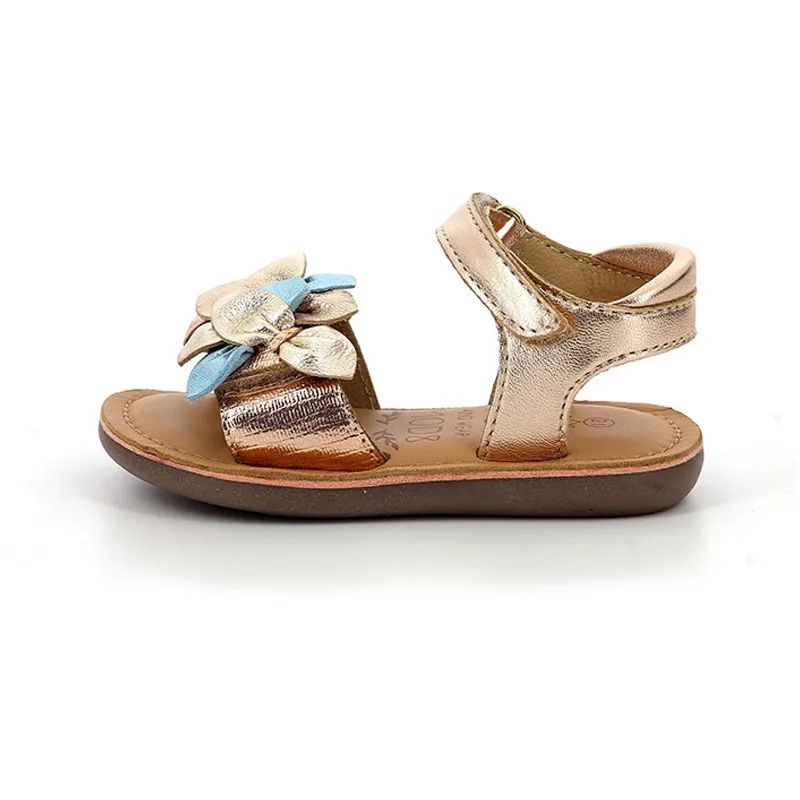 Sandales Bébé Cloknot - Rose Metal-3