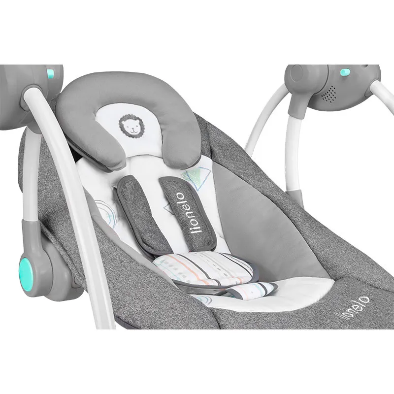 Balancelle musicale Ruben Gris Stone/Bleu - 0m+-7