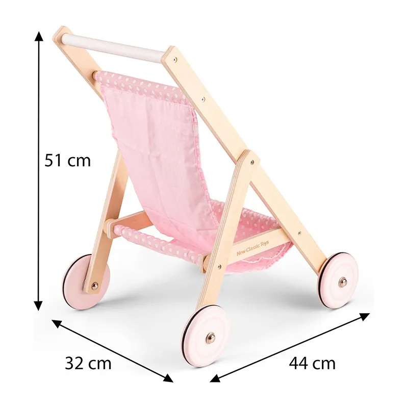 Poussette de poupée Rose - 36m+-7