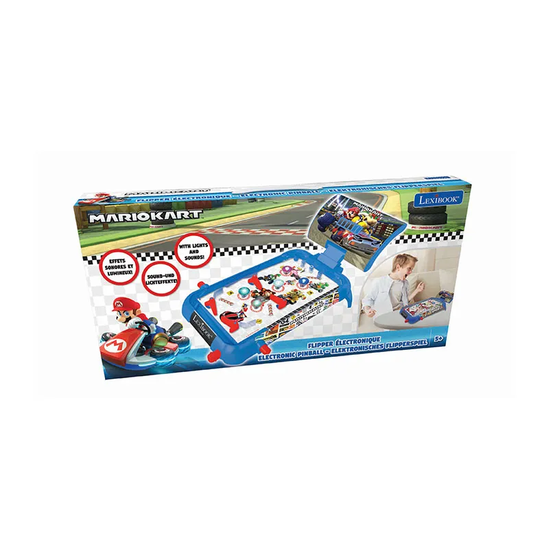 Flipper électronique de table Mario Kart - 5+-4