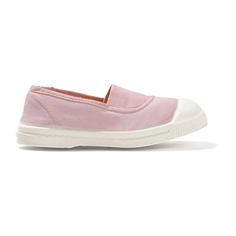 Tennis élastiques Enfant - Rose Poudre-2
