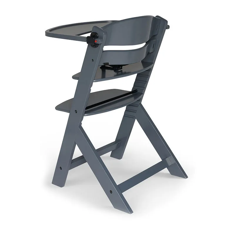 Chaise haute évolutive Enock Gris - 6m+-5
