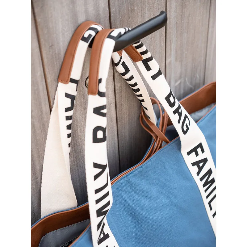 Sac à langer Family Bag - Canvas Indigo-5