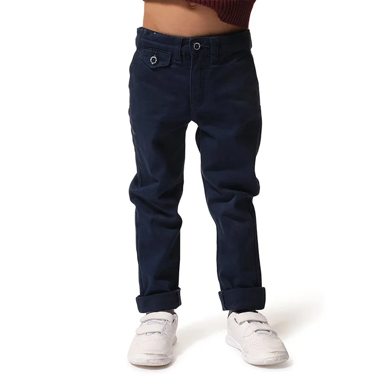 Pantalon chino Garçon Levon - Marine-0
