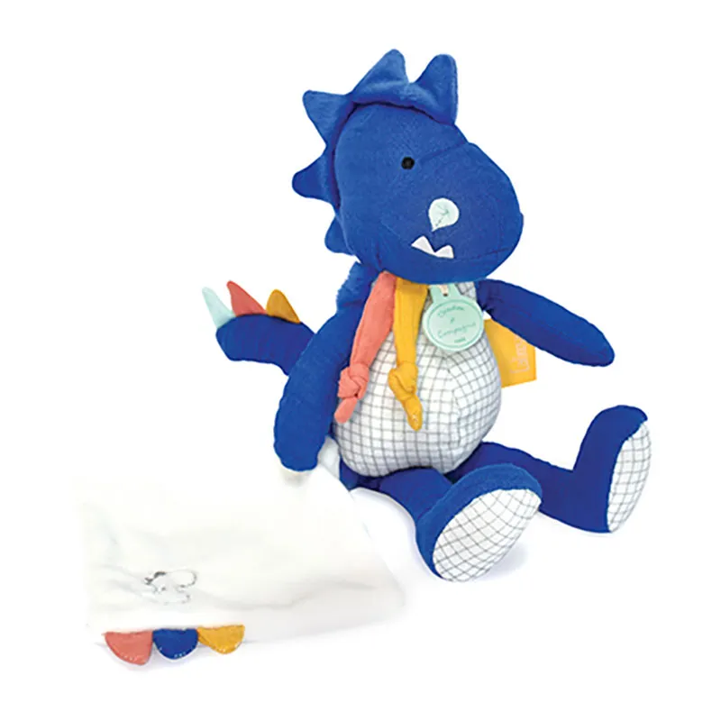 Doudou mouchoir Sachou Les Calinosaures- 25cm-1