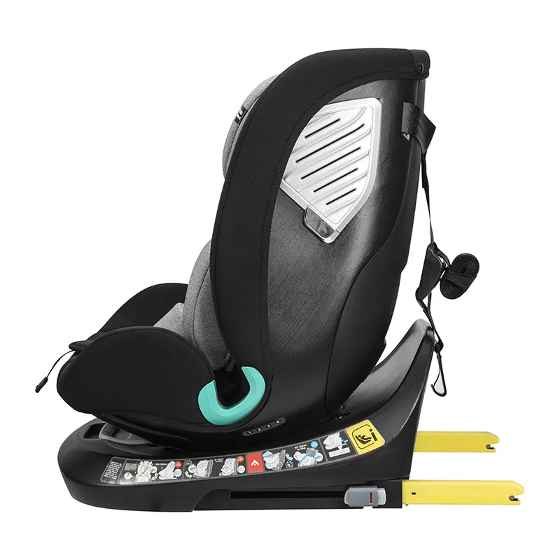 Siège-auto I-SIZE/ISOFIX Hero 360° 40-150cm - Gris/Noir -6