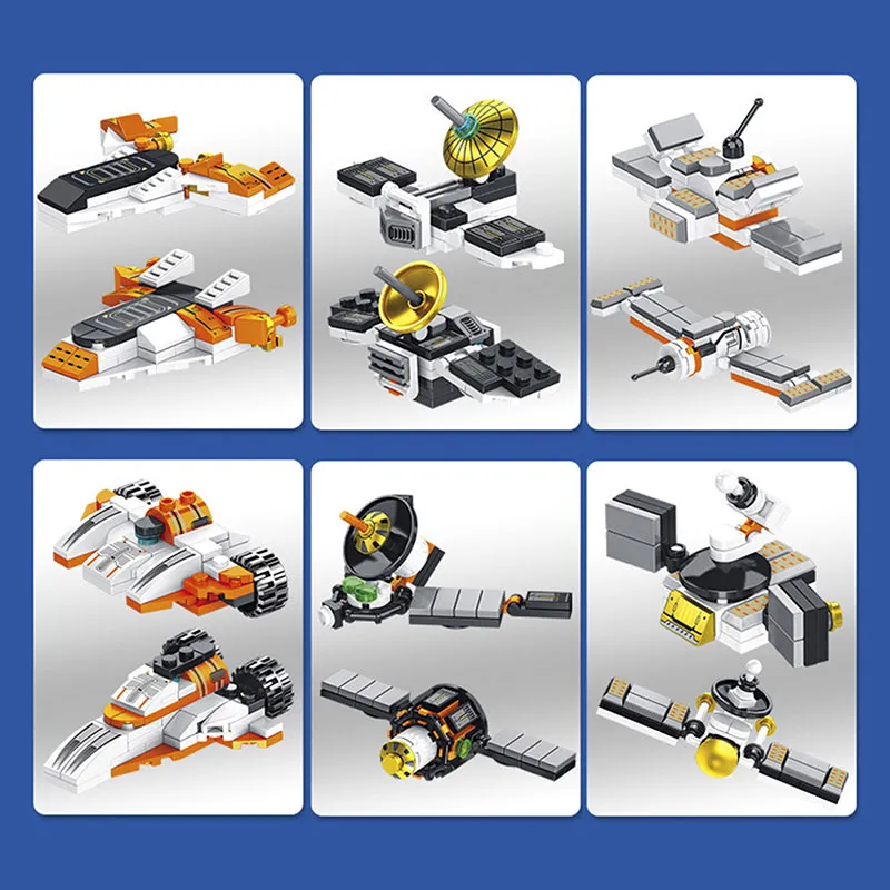 Robot Mars rover 12en1 556pcs - 6+-3