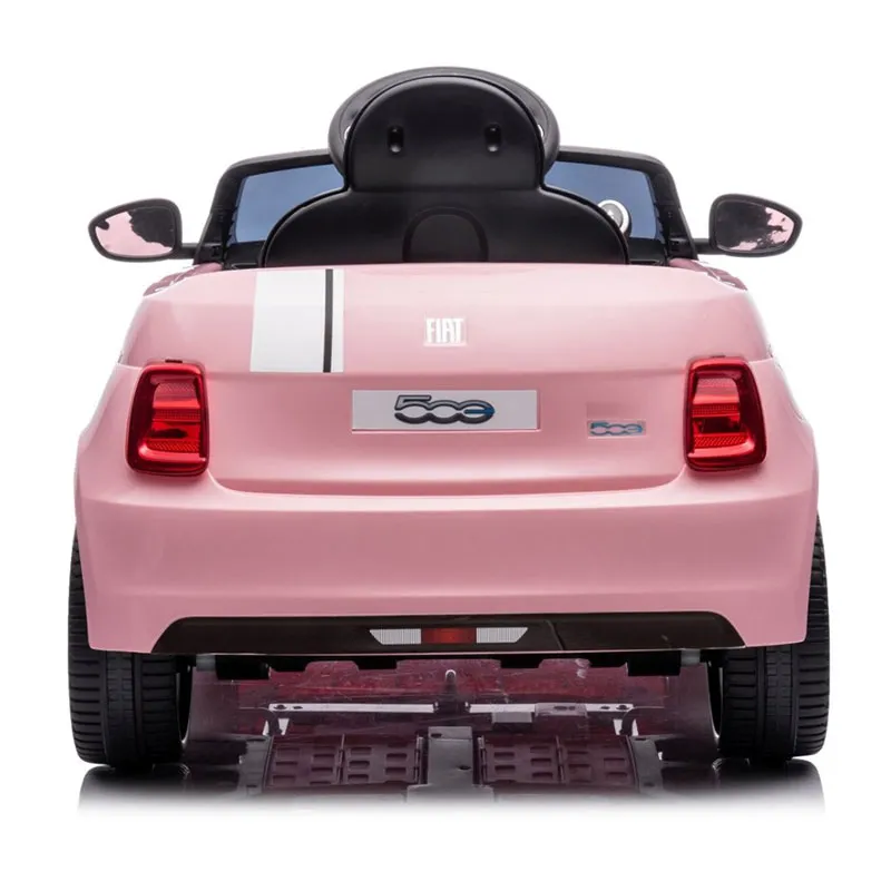 Voiture à batterie Fiat 500e Rose - 36m+-4