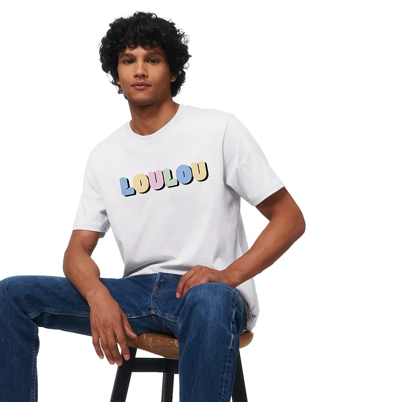 Sweat Homme Loulou colore - Blanc-0