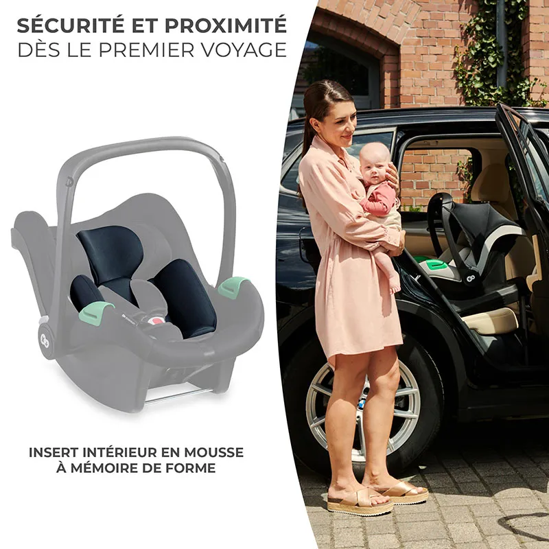 Siège-auto Mink Pro I-Size 40-75 cm sans base - Noir-8