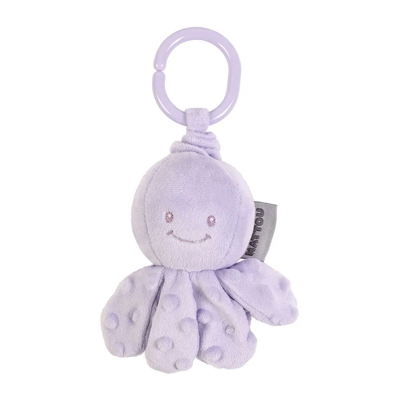 Mini Peluche Pieuvre Vibrante Lilas Lapidou - 7x17x22cm-0