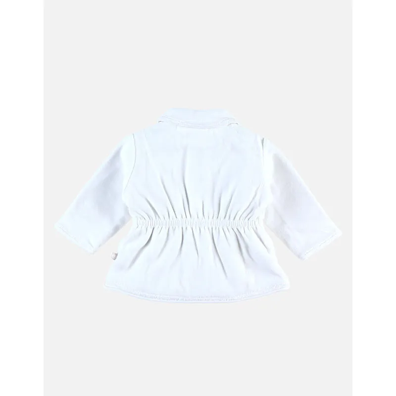 Veste velours Lola - Blanc-1