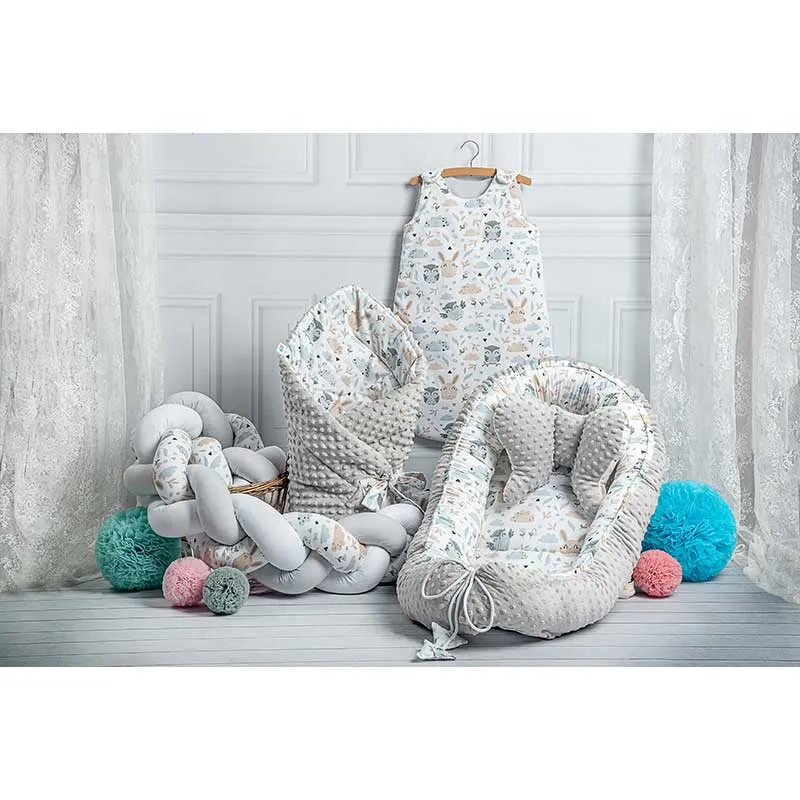 Gigoteuse Coton Prairie Gris - TOG2,5-1