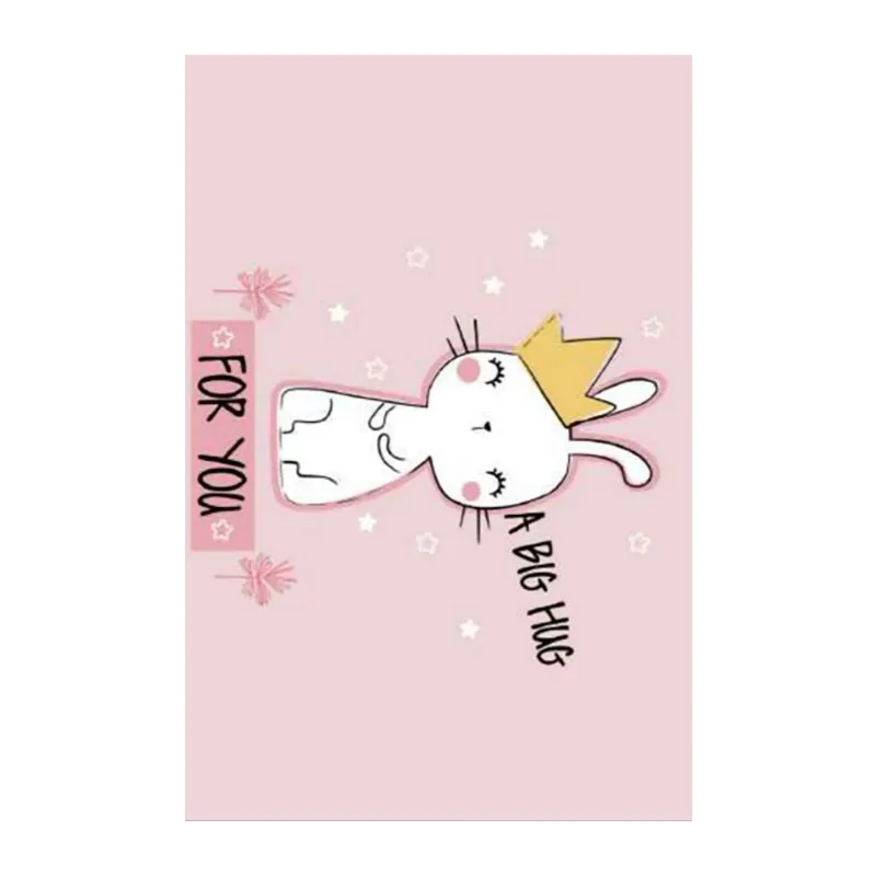 Tapis Enfant Câlin Rose - 100x150cm-0