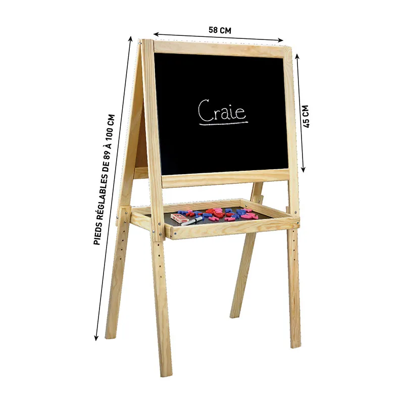 Tableau multifonctions 60x5x62cm - 36m+-3
